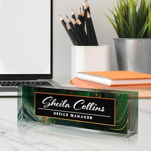 Custom Name Plate for Desk, Employee Appreciation Gifts, Office Decor - Image 3