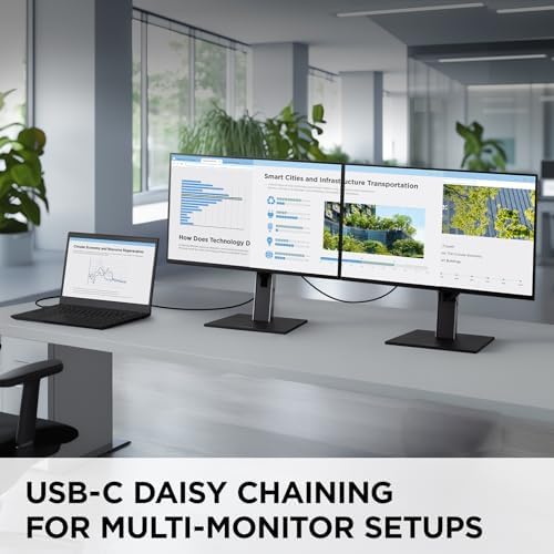 ViewSonic VG2458 24 Inch 1080p Docking Monitor, 100W USB C, RJ45, IPS - Image 5