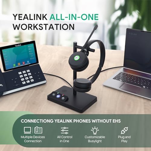 Yealink WH62 Mono Wireless DECT Headset for IP Phone & PC, Teams Certified - Image 2