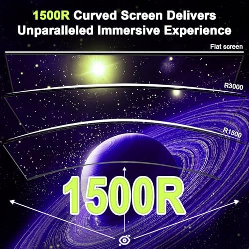 Amzfast 49 Inch Curved Monitor 120Hz DQHD (5120x1440) Ultrawide Gaming Monitor, 120% sRGB, 1500R, 1ms MPRT, HDR, Adaptive Sync, PIP/PBP, Height Adjustable, HDMI 2.0/DP 1.4, VESA 75x75, AMZG49C7U - Image 5