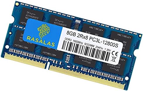 Rasalas DDR3 16GB Kit (2x8GB) DDR3 1600MHz PC3L-12800 16GB DDR3 Non ECC Unbuffered 1.35V CL11 2Rx8 Dual Rank SODIMM Laptop Memory Ram - Image 6
