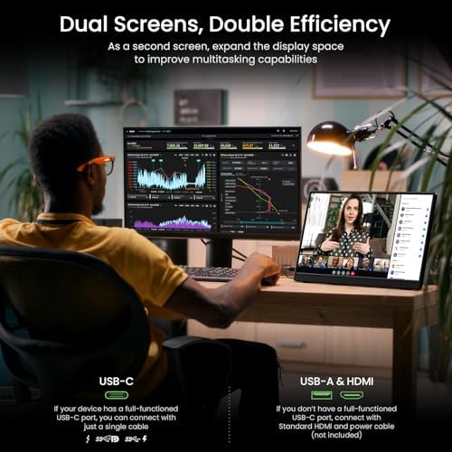 VILVA 17.3" QHD 165Hz USB-C HDMI Gaming Monitor - Image 6