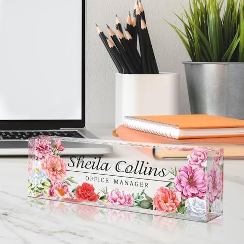 Custom Name Plate for Desk, Employee Appreciation Gifts, Office Decor - Image 3