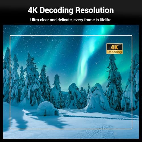 HAPPRUN Outdoor Smart Projector 4K Decoding, Built-in Apps, 30W Dolby Audio - Image 3