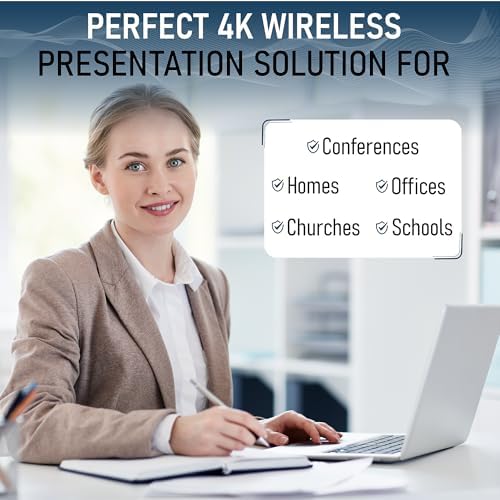 ClearClick Present+Share (4K USB-C Edition) - Wireless Presentation & Video Broadcasting System for Laptops & Smartphones (Two 4K USB-C Transmitters, One 4K HDMI Receiver) - Image 5