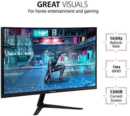 ViewSonic VX2718-2KPC-MHD 27 Inch 1440p Curved Gaming Monitor, 180Hz - Image 2