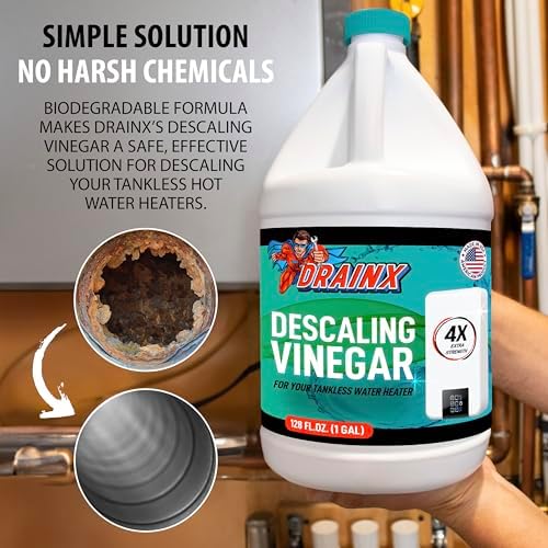 DrainX Tankless Water Heater Flushing Kit Includes Pump, Hoses, 5-Gallon Bucket, Concentrated Vinegar, and Replacement Filter for Rinnai Systems - Image 7