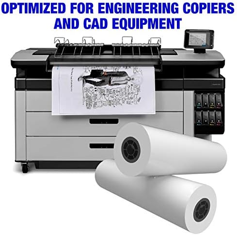 Alliance Wide Format Paper Rolls Bond Engineering (20lb | 90 Rolls, 12 In x 500 Ft | 3" Core) - Image 7
