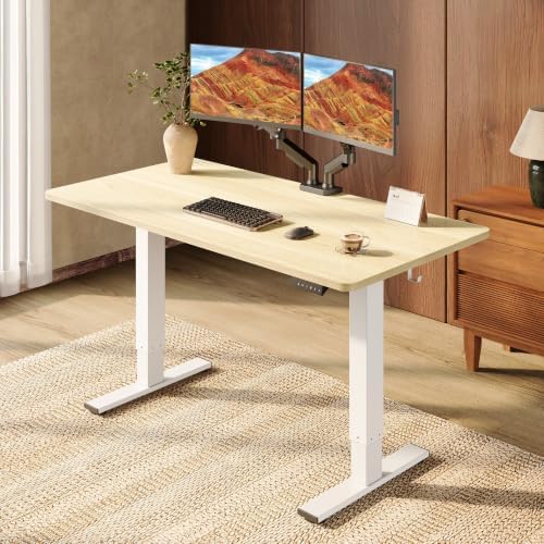 SANODESK 1'' Thick One-Piece 55 x 28'' Height Adjustable Standing Desk by sanodesk