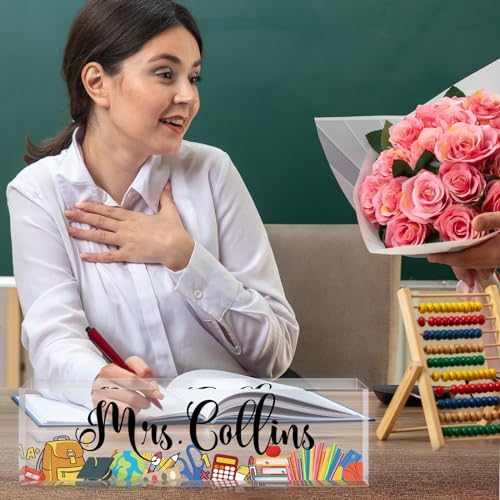 Custom Name Plate for Desk, Teacher Employee Appreciation Gifts, Office Decor - Image 2