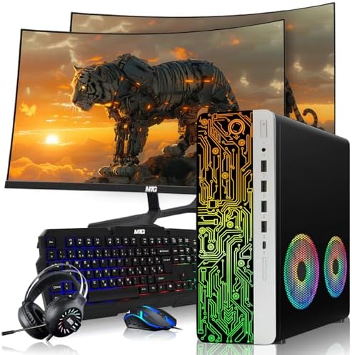 HP Gaming PC, AMD Ryzen 3 Pro, 16GB RAM, 256GB SSD, Win 11 by Amazon+Renewed