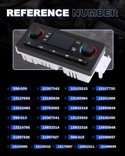 599-211XD A/C Heater Climate Control Module Panel Switch for Chevy GMC - Image 5
