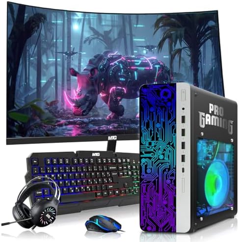 HP G4 Gaming PC, AMD Ryzen 3 Pro, 16GB RAM, 256GB SSD + 2x500GB HDD Win 11 by Amazon+Renewed