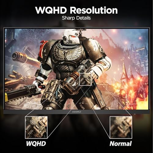 KOORUI 24 Inch 1440P Gaming Monitor, 180Hz Fast IPS, 1ms, HDR400, G2421V - Image 5