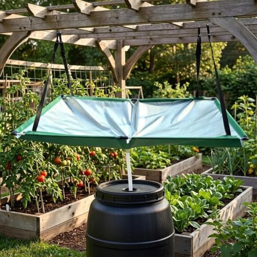 Rain Water Collection System Kit Quick to Install and Easy to Store Rain Water Collection System for Lawn Backyard Garden Balcony Camp,5pc - Image 3