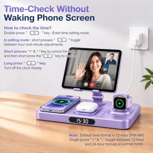 Wireless Charging Station for Apple Devices, Only for Apple Watch Charging - Image 5