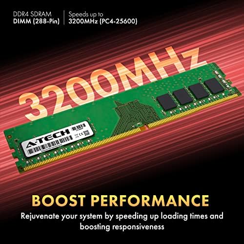 A-Tech 8GB RAM for Dell Inspiron 3910, 3891, 3020 Small Desktop, 3020 Tower | DDR4 3200MHz PC4-25600 DIMM 1.2V 288-Pin Non-ECC UDIMM Memory Upgrade - Image 2
