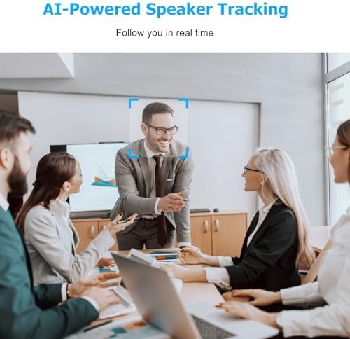 Conference Room Camera, 4K AI Conference Webcam with Microphone and Speaker - Image 4