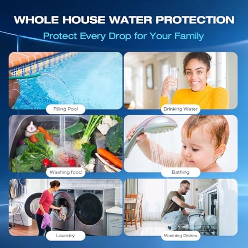 H&G Lifestyles 3 Stage Whole House Iron Water Filter System for Well Water - Image 5