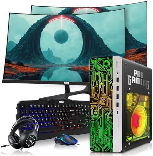 HP G4 Gaming PC, AMD Ryzen 3 Pro, 16GB RAM, 256GB SSD + 2x500GB HDD Win 11 by Amazon+Renewed