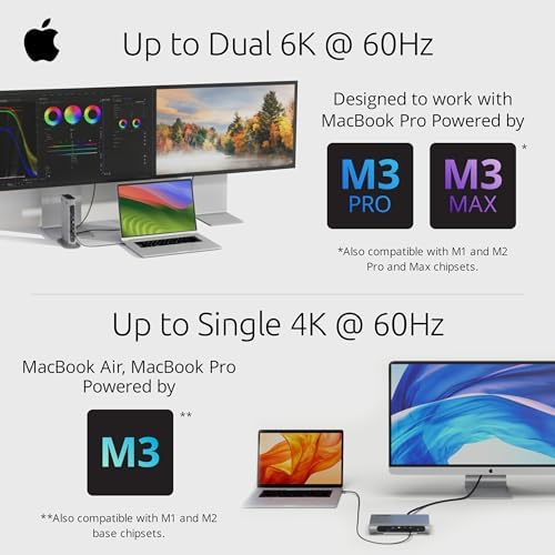 Kensington SD5800T Thunderbolt 4 and USB4 Quad 4K Display Docking Station, 100W Charging, 2 x HDMI, 2 x DP, 2.5G Ethernet, Card Readers, for Windows/MacOS (K32856NA) - Image 6