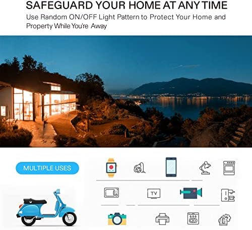 VIVOSUN AeroLab THB1S Wireless Bluetooth Hygrometer Thermometer Indoor and 7 Day Programmable Digital Timer with Dual Outlet, 20 On/Off UL Listed Heavy Duty Plug-in Outlet Timer with Countdown Setting - Image 4