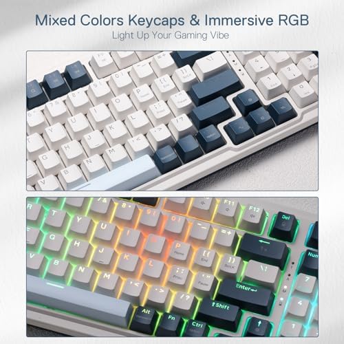 Redragon K686 PRO Wireless RGB Gasket Gaming Mechanical Keyboard, Easy Knob - Image 3