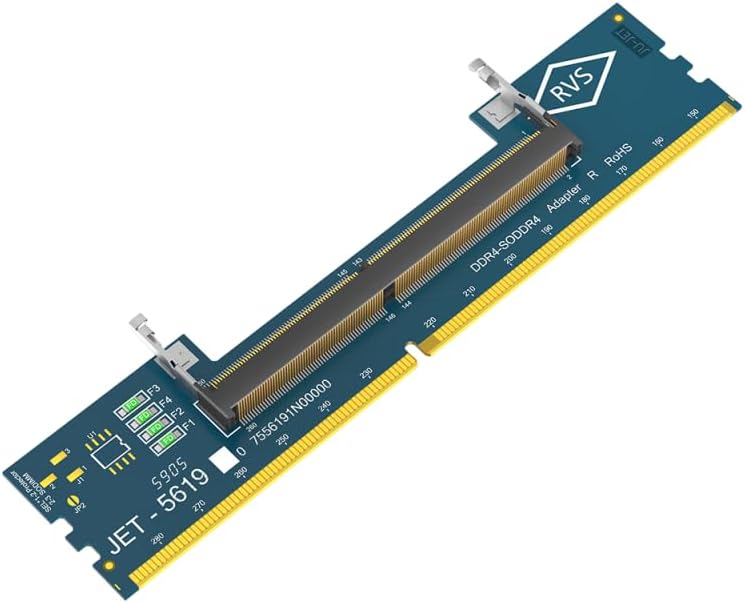 Mustpoint Laptop SO DDR4 RAM to Desktop DDR4 Adapter Card, Memory Tester SO DIMM 4 to ddr4 Converter by Mustpoint