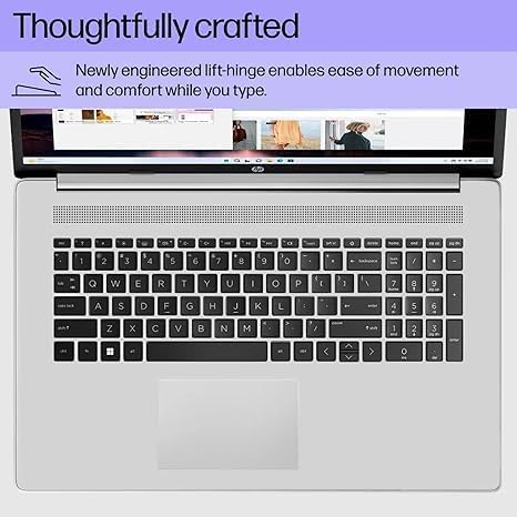 HP 17.3 Inch Touchscreen Laptop for Business | Backlit Keyboard, Fingerprint Reader | Intel 10-Core 13th Gen i5 CPU | 16GB RAM, 512GB SSD | WiFi 6, Bluetooth 5.3 | Lifetime Microsoft 356 for the Web - Image 5