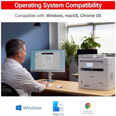Canon imageCLASS MF287dw - Monochrome, Duplex, Wireless Laser Printer, All-in-One Print, Copy, Scan, Fax, Auto Document Feeder, 1 Year Limited Warranty, 35 PPM, White - Image 4