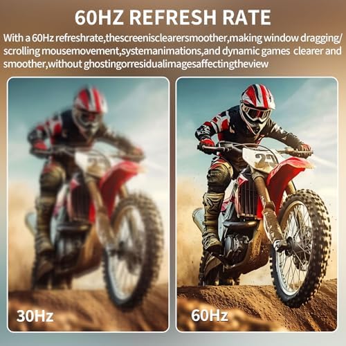 ZZA 32 Inch Flat Computer Monitor 60Hz, FHD 1080p VA Panel, Borderless Display, Supports AMD FreeSync, HRD10, 100% sRGB, HDMI and VGA Ports, Supports Wall Mounting (100mm × 100mm), White - Image 6