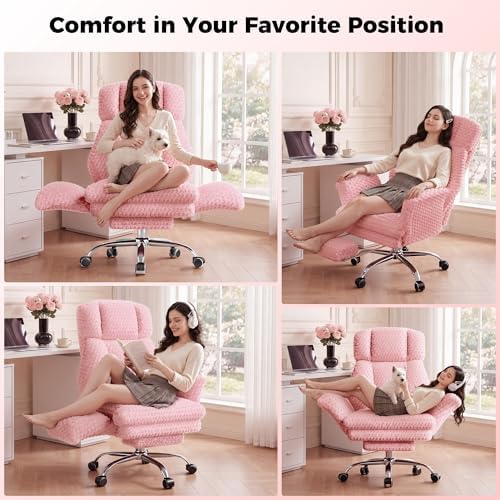 Big and Tall Office Chair, Flip Armrests for Pets & Cross Legged Sitting - Image 4