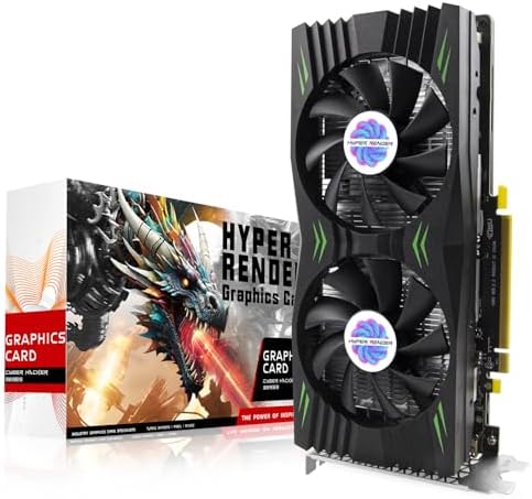 RX 580 Graphics Card 8GB 2048SP GDDR5 256 Bit PC Gaming Video Card Computer Graphics Boards 3*DP 1*HDMI PCI Express 3.0 with Freeze Fan Stop for Desktop Computer GPU for Gaming PC by Unknown