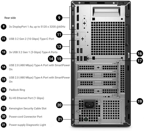 Dell Pro Tower Plus Business Desktop, Intel Core Ultra 5 235 AI-Powered, 16GB DDR5, 1TB SSD, Windows 11 Pro, High-Performance Enterprise Workstation Tower PC - Image 6