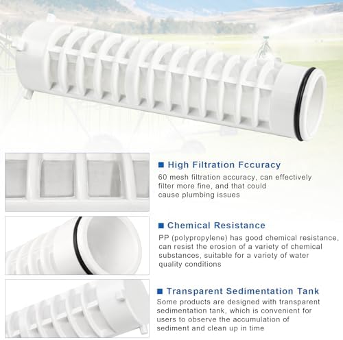 1-1/2" 60 Mesh Spin Down Replacement for Rusco Sediment Well Filter Screen - Image 4