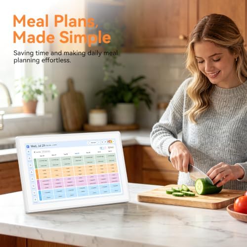 15.6" Smart Digital Calendar, Family Hub Planner (White) - Image 4