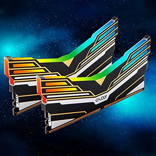 OLOy DDR4 RAM 16GB (2x8GB) Warhawk Aura Sync RGB 3600 MHz CL18 1.35V 288-Pin Desktop Gaming UDIMM (MD4U083618BEDA) - Image 3