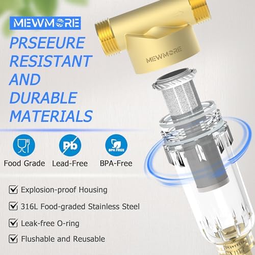 WHC40 Whole House Spin Down Sediment Filter with 1"MNPT & 3/4"FNPT - Image 4