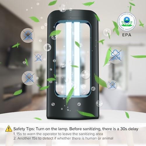SANSI 42W UV Light Sanitizer with Remote Control Timer, UVC LED Lamp - Image 5