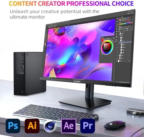 CUNPU 27" 4K 70Hz IPS Ultra-Slim Bezel Black Photo Video Editing Monitor - Image 6