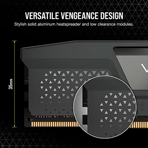 CORSAIR Vengeance DDR5 32GB (2x16GB) DDR5 5200MHz CL40 AMD EXPO Intel XMP iCUE Compatible Computer Memory – Gray (CMK32GX5M2B5200Z40) - Image 5