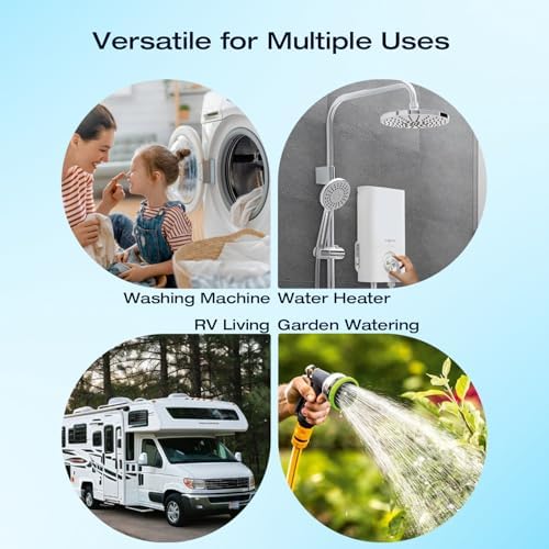 H&G Lifestyles Washing Machine Water Filter for Garden Hose 3/4" GHT 2Packs - Image 4