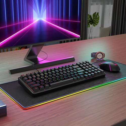 Redragon S162 3-Mode Wilreess Gaming Keyboard & Mouse Combo, 99 Keys K744 RGB GamingKeyboard and 8000 DPI M693 Gaming Mouse Bundle - Image 7