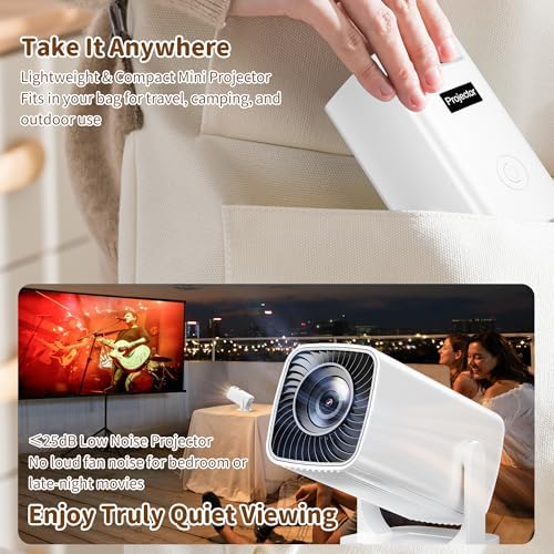 Mini Projector with 4K Support, Portable Short Throw Proyector - Image 7