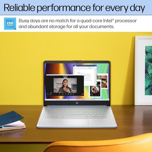 HP Ultrabook 14 Laptop Computer Business Study & Home 2025, Lifetime MS Office + Windows 11 Pro, Quad-Core Intel CPU, 8GB RAM & 628GB Storage (128GB UFS+500GB Ext), Wi-Fi 6, HubxcelAccessory, Blue - Image 6