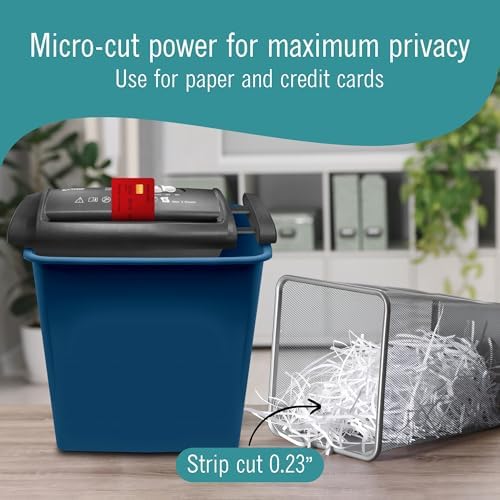 EXTRIC Paper Shredder for Home 7 Sheet Strip-Cut Mini Document Shredder - Image 5