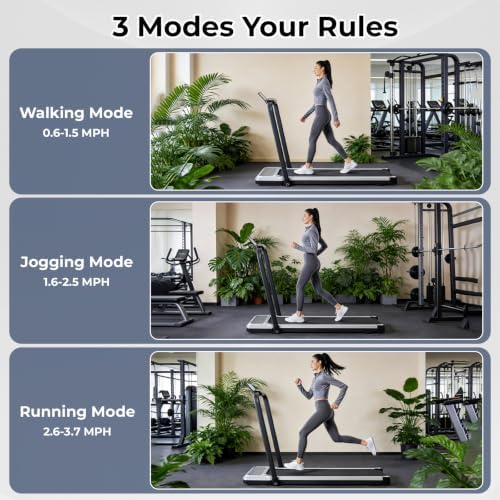 3-in-1 Walking Pad Under Desk Treadmill for Home Office Portable - Image 2