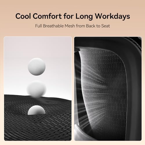 SIHOO B100 Mesh Ergonomic Office Chair with Adaptive Lumbar Support - Image 6