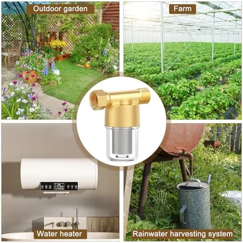 Reusable Sediment Water Filter for Water Heaters - Prevents Yellowing & Clogging, Efficiently Removes Dirt/Rust, Universal Fit for Home/Plumbing/RV - Image 7