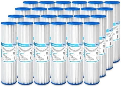 Membrane Solutions 5 Micron 10"x2.5" Pleated Sediment Water Filter by MembraneSolutions